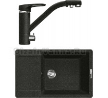 Комплект Мойка Lava L8.BAS basalt + Смеситель SG05 BAS basalt