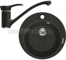 Комплект Мойка Lava R1 basalt + Смеситель SG04 BAS basalt