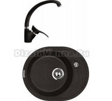 Комплект Мойка Lava E1.LAV + Смеситель SG01 LAV