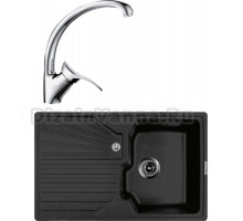 Комплект Мойка Lava L5.BAS basalt + Смеситель SG01 CR chrome