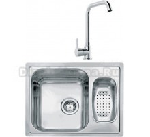 Комплект Мойка Reginox Admiral L 60 LUX KGOKG сталь + Смеситель MEGA Ege MG-PL10 хром