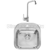 Комплект Мойка Reginox Boston LUX OKG сталь + Смеситель MEGA Ege MG-PL10 хром