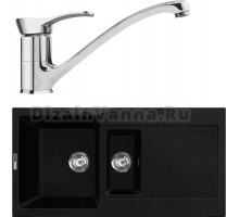 Комплект Мойка Lava D5.LAV + Смеситель SG04 CR chrome