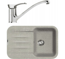Комплект Мойка Lava L11.SCA scandic + Смеситель SG04 CR chrome