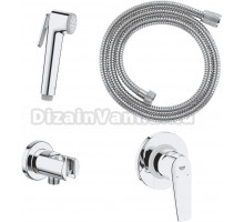 Гигиенический душ Grohe BauFlow 29328000 со смесителем, С ВНУТРЕННЕЙ ЧАСТЬЮ, хром
