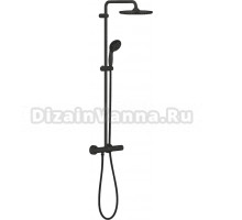 Душевая стойка Grohe Vitalio Start 266772430 с термостатом, матовый черный