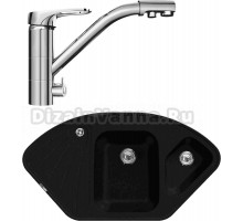 Комплект Мойка Lava A3.LAV + Смеситель SG05 CR chrome