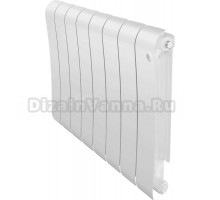 Радиатор биметаллический Royal Thermo Infinity 500 8 секций, bianco traffico