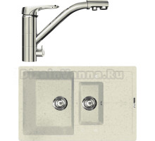 Комплект Мойка Lava D4.VNL vanilla + Смеситель SG05 CR chrome