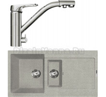 Комплект Мойка Lava D5.SCA scandic + Смеситель SG05 CR chrome