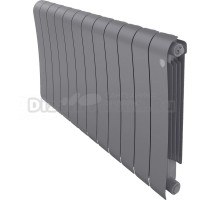 Радиатор биметаллический Royal Thermo Infinity 500 12 секций, silver satin
