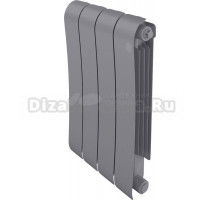 Радиатор биметаллический Royal Thermo Infinity 500 4 секции, silver satin