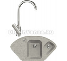 Комплект Мойка Lava A3.SCA scandic + Смеситель SG07 CR chrome