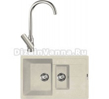 Комплект Мойка Lava D4.CRE crema + Смеситель SG07 CR chrome