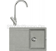 Комплект Мойка Lava L4.SCA scandic + Смеситель SG07 CR chrome