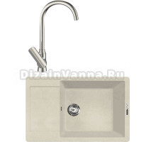 Комплект Мойка Lava L8.CRE crema + Смеситель SG07 CR chrome