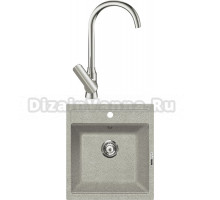 Комплект Мойка Lava Q1.SCA scandic + Смеситель SG07 CR chrome
