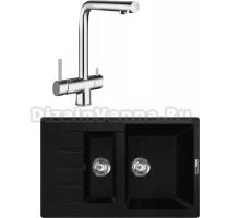 Комплект Мойка Lava D2.LAV + Смеситель SG14 CR chrome