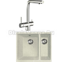 Комплект Мойка Lava U2 vanilla + Смеситель SG14 CR chrome