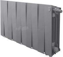Радиатор биметаллический Royal Thermo Piano Forte 300 VDR80 10 секций, silver satin