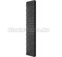 Радиатор биметаллический Royal Thermo Piano Forte Tower 300 22 секции, noir sable