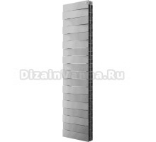 Радиатор биметаллический Royal Thermo Piano Forte Tower 300 18 секций, silver satin