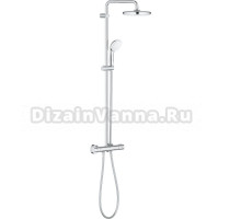 Душевая стойка Grohe Bau System 210 26699000 с термостатом, хром