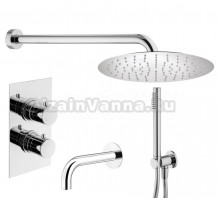 Душевой комплект Plumberia Selection Ixo KITXOT19QCR260KING С ВНУТРЕННЕЙ ЧАСТЬЮ, хром