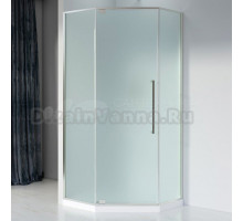 Душевой уголок Black&White Stellar Wind S815 CF 100х100, профиль хром, стекло матовое