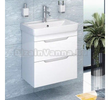 Тумба с раковиной Emmy Агата 55 подвесная