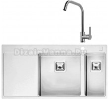 Комплект Мойка Reginox Nevada LUX OKG right L 40x18 сталь + Смеситель MEGA City MG- ZRV104 хром