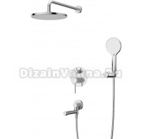 Душевой комплект Cezares Relax RELAX-VDSET-01 С ВНУТРЕННЕЙ ЧАСТЬЮ, с изливом, хром
