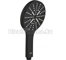 Душевая лейка Grohe Rainshower SmartActive 130 22127KF0 фантомный черный