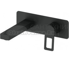 Смеситель для раковины Wonzon & Woghand WW-88869010-MB черный матовый, С ВНУТРЕННЕЙ ЧАСТЬЮ