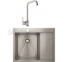 Комплект Мойка Seaman Eco Marino SMB-6351RS + Смеситель MEGA Ege MG-PL10 хром