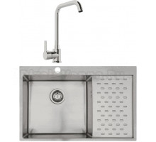 Комплект Мойка Seaman Eco Marino SMB-7851PRS + Смеситель MEGA Ege MG-PL10 хром