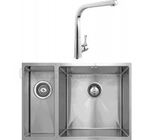Комплект Мойка Seaman Eco Marino SME-635DL + Смеситель MEGA Mega MG-SUN03