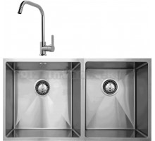 Комплект Мойка Seaman Eco Marino SME-805DR.A + Смеситель MEGA City MG- ZRV104 хром