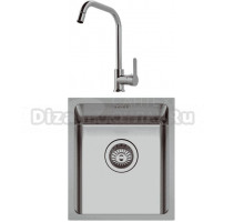 Комплект Мойка Seaman Eco Roma SMR-4438A + Смеситель MEGA City MG- ZRV104 хром