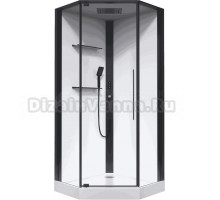 Душевая кабина Black&White Galaxy G8036 1000х1000х2150, с низким поддоном