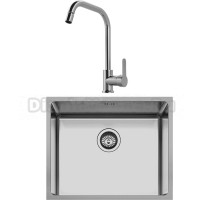 Комплект Мойка Seaman Eco Roma SMR-5444A + Смеситель MEGA City MG- ZRV104 хром