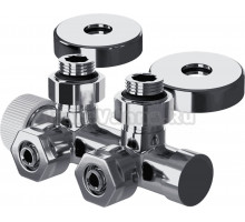Узел нижнего подключения Royal Thermo Design Pro 15 мм М30х1,5, угловой, хром