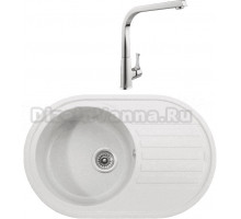 Комплект Мойка Kaiser KGM-7750-W белая + Смеситель MEGA Mega MG-SUN03