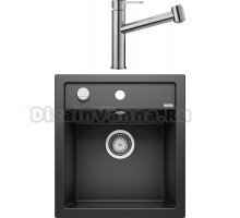 Комплект Мойка Blanco Dalago 45 525869 черная + Смеситель Ambis-S 523119