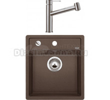 Комплект Мойка Blanco Dalago 45 кофе + Смеситель Ambis-S 523119