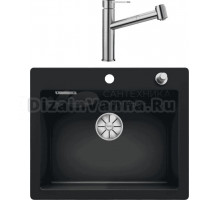 Комплект Мойка Blanco Palona 6 черная + Смеситель Ambis-S 523119