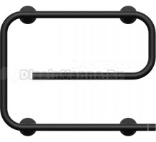 Полотенцесушитель электрический Bauedge E AF0037 53x41 черный матовый