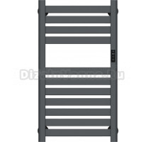 Полотенцесушитель электрический Bauedge Elite AF0027 45x80, темно-серый металлик