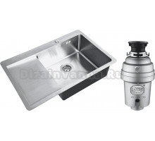 Комплект Мойка Zorg HD 7851- R + Измельчитель Inox D ZR-38 D