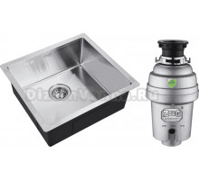 Комплект Мойка Zorg Inox R 4844 + Измельчитель Inox D ZR-56 D